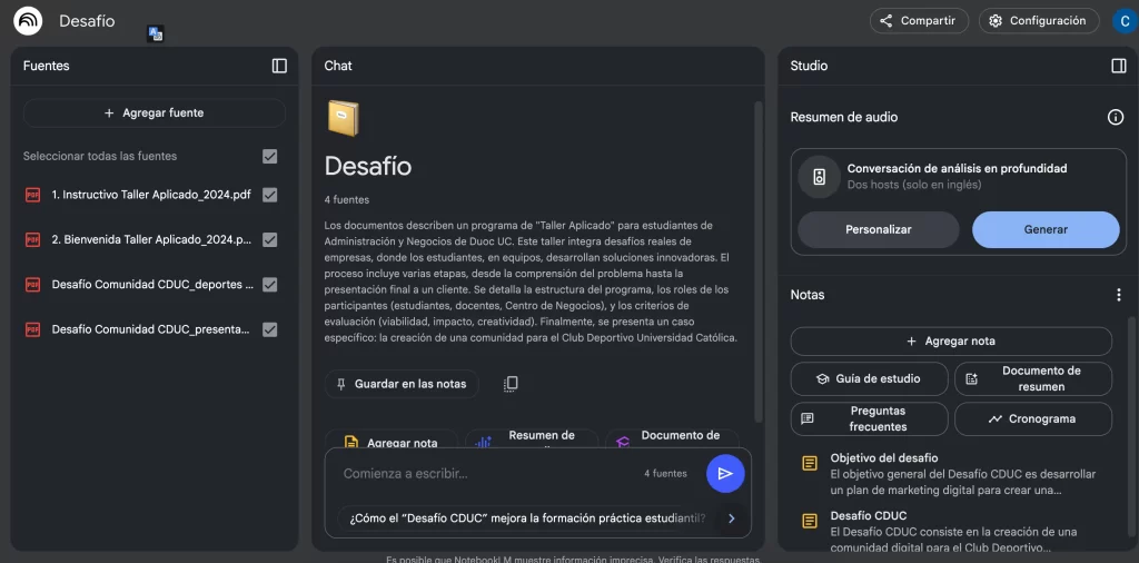 Un creador de texto increíble llamado NotebookLM de Google